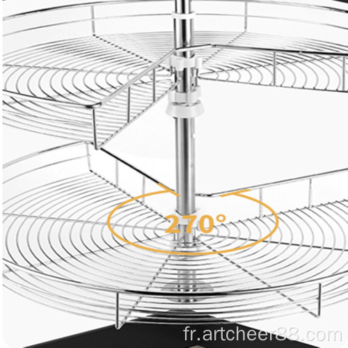 Panier d&#39;armoires de cuisine magique 270 cercles